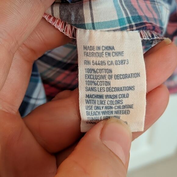 EUC American Eagle Plaid Shirt - Picture 4 of 6